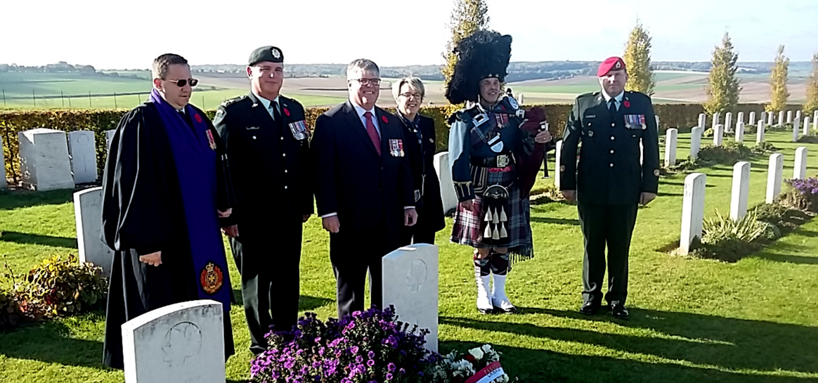 Three First World War soldiers honoured at CWGC cemeteries
