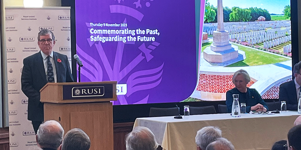 RUSI and the CWGC reflect on the role of commemoration in the 21st Century