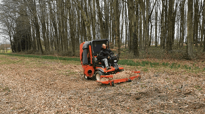 Land clearance at Groesbeek