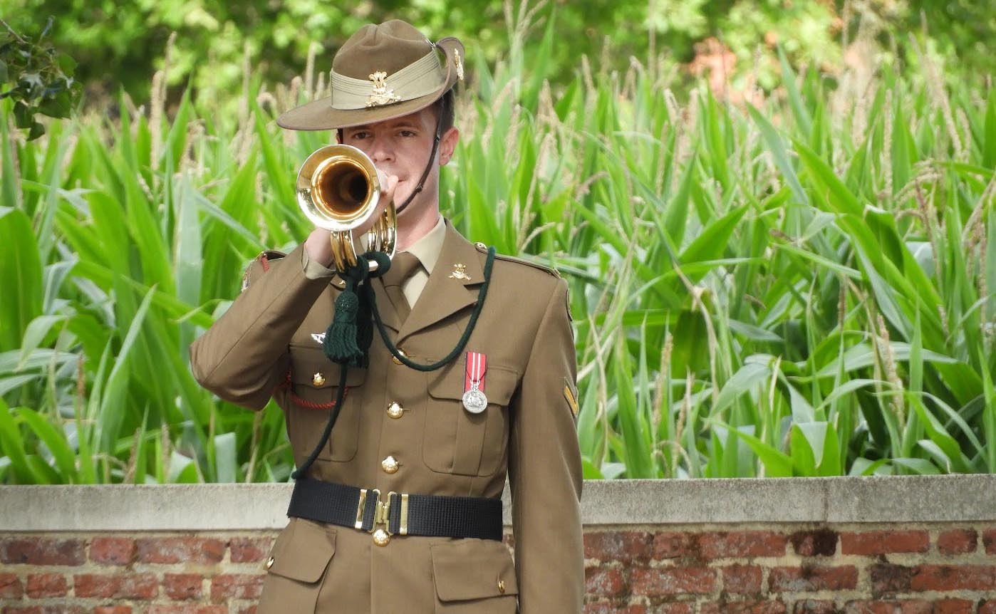 Rededication ceremony Sergeant Walton Robert Grayson DCM, Australian Light Horse A.I.F.
