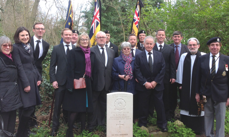 First World War Serjeant Major given CWGC headstone more than a century after his death