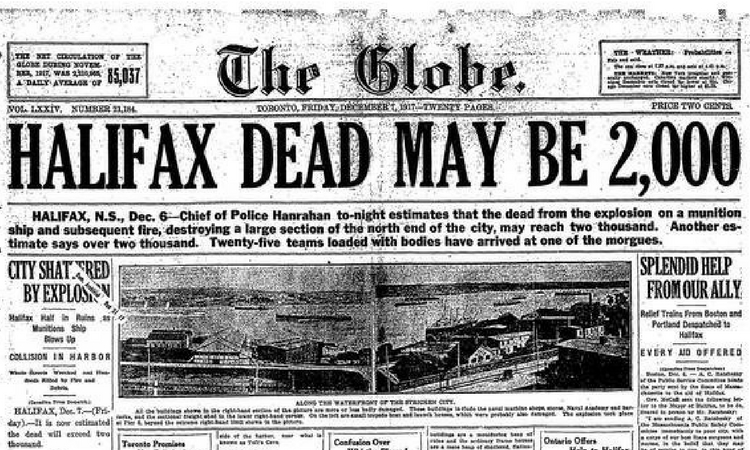 CWGC marks the 100th anniversary of The Halifax Explosion