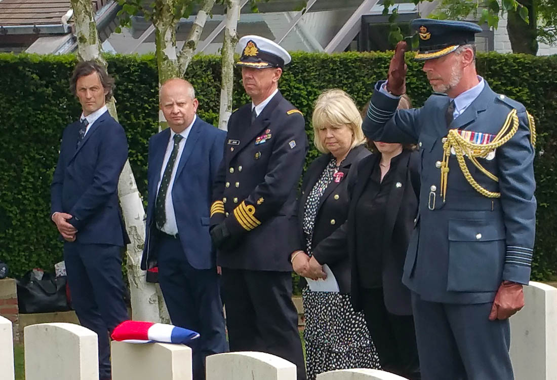 The graves of two Irish soldiers from The Great War rededicated in Belgium
