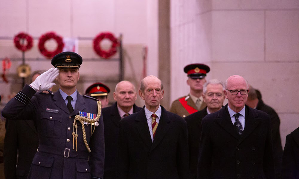 Duke of Kent at the Menin Gate