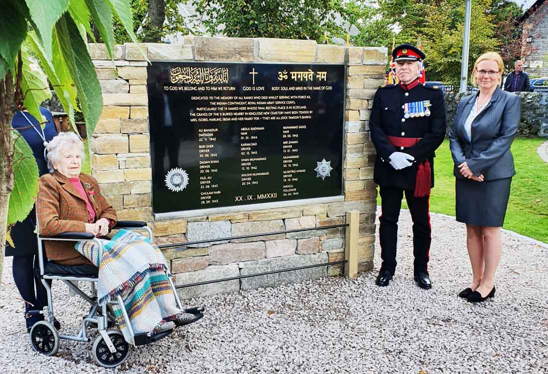 Memorial to members of Force K6 unveiled in Kingussie