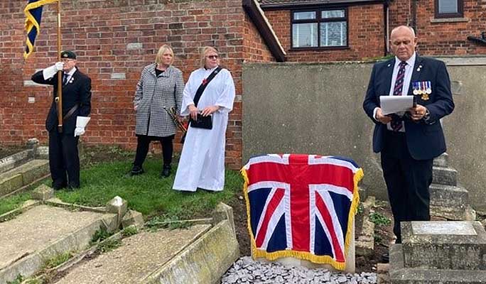 Colour Serjeant Alexander John Cornish Fraser commemorated at Withernsea (St. Nicholas) Churchyard