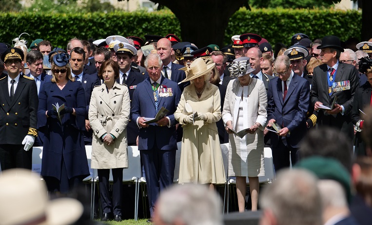 D-Day 75 ceremony at Bayeux War Cemetery