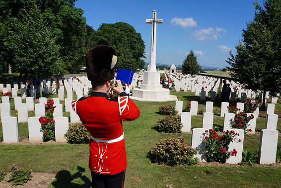 Rededication ceremony for five members of the Lancaster DS678 crew