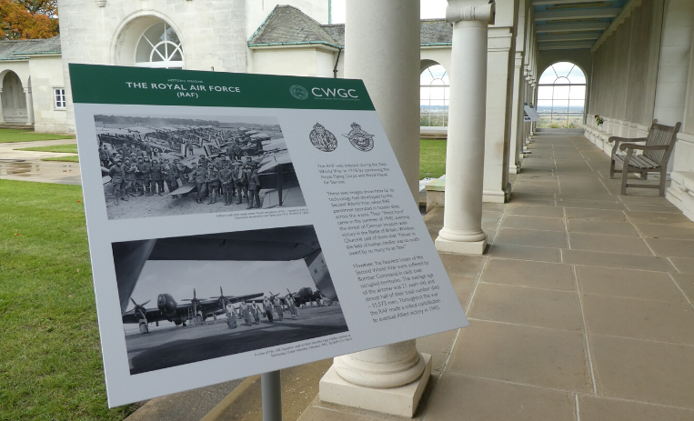 Through Adversity to the Stars: a new exhibition installed at Runnymede Memorial