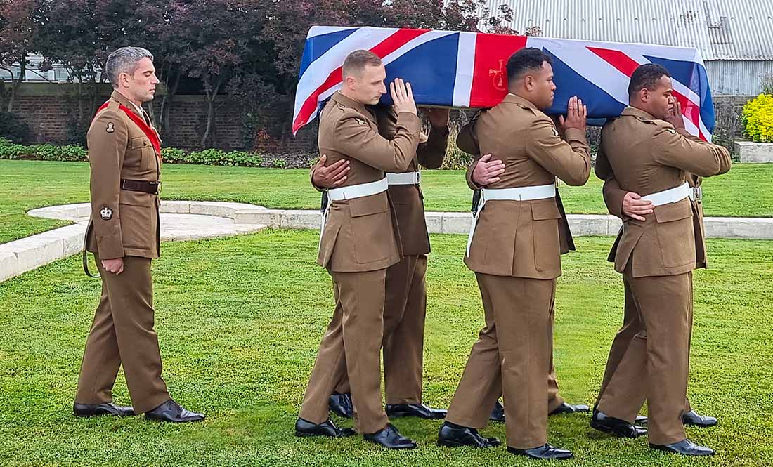 Three Great War soldiers buried in Belgium