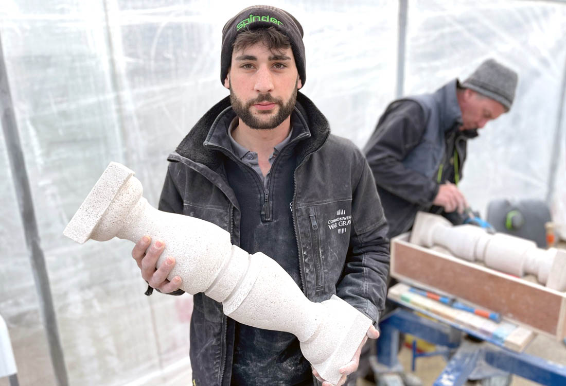 CWGC trains a new generation of master stone masons