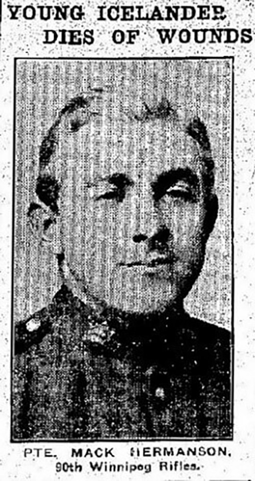 Private Magdal (Mack) Hermanson