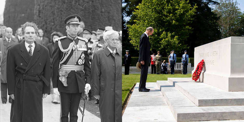 Duke of Kent at Neuve-Chappelle and at Brookwood